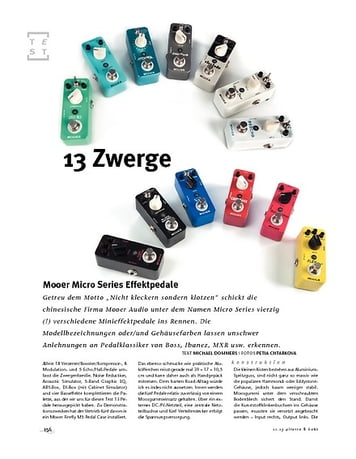 Gitarre & Bass Mooer Micro Series Effektpedale Gitarre & Bass Mooer Micro Series Effektpedale