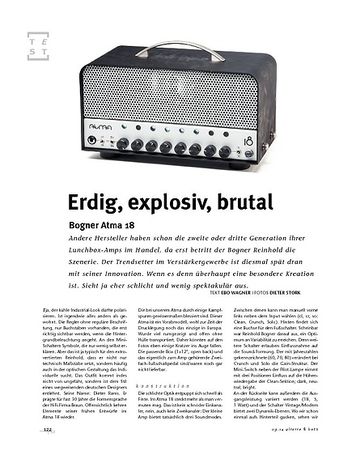 Gitarre & Bass Bogner Atma 18, Tube-Head Gitarre & Bass Bogner Atma 18, Tube-Head