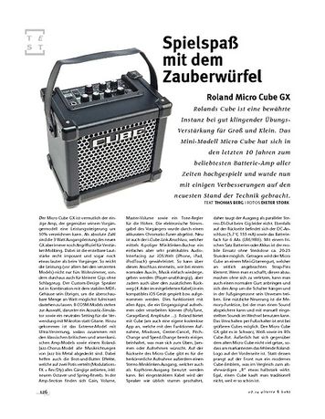 Gitarre & Bass Roland Micro Cube GX, Mini-Combo Gitarre & Bass Roland Micro Cube GX, Mini-Combo