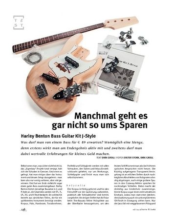 Gitarre & Bass Harley Benton Bass Guitar Kit J-Style Gitarre & Bass Harley Benton Bass Guitar Kit J-Style