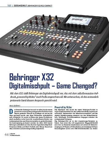 Professional Audio Behringer X32 Professional Audio Behringer X32