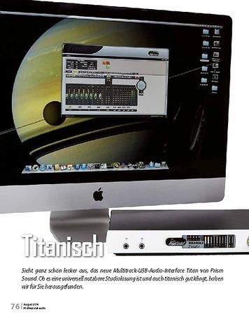 Professional Audio Prism Sound Titan Professional Audio Prism Sound Titan