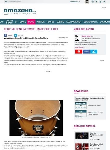Amazona.de Test: Millenium Travel Mate Shell Set Amazona.de Test: Millenium Travel Mate Shell Set