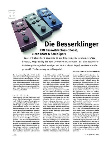 Gitarre & Bass RMI Basswitch Classic Boost, Clean Boost & Sonic Spark, Bass-FX Gitarre & Bass RMI Basswitch Classic Boost, Clean Boost & Sonic Spark, Bass-FX