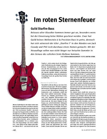 Gitarre & Bass Guild Starfire Bass, E-Bass Gitarre & Bass Guild Starfire Bass, E-Bass