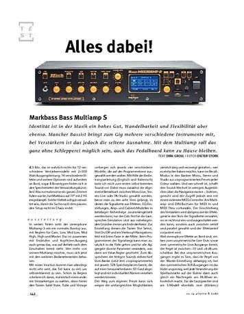 Gitarre & Bass Markbass Bass Multiamp S, Bass-Amp Gitarre & Bass Markbass Bass Multiamp S, Bass-Amp