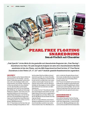 Sticks Pearl Free Floating Snaredrums Sticks Pearl Free Floating Snaredrums