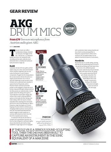 Rhythm AKG Drum Mics Rhythm AKG Drum Mics