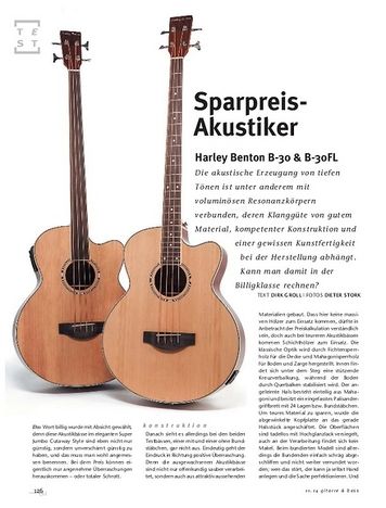 Gitarre & Bass Harley Benton B-30 & B-30FL, A-Bässe Gitarre & Bass Harley Benton B-30 & B-30FL, A-Bässe
