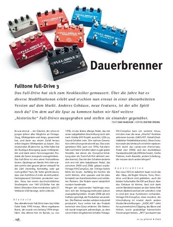 Gitarre & Bass Fulltone Full-Drive 3, Overdrive-Pedal Gitarre & Bass Fulltone Full-Drive 3, Overdrive-Pedal