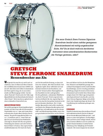 Sticks Gretsch Steve Ferrone Snaredrum Sticks Gretsch Steve Ferrone Snaredrum