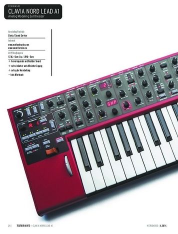 Keyboards Clavia Nord Lead A1 - Analog Modeling Synthesizer Keyboards Clavia Nord Lead A1 - Analog Modeling Synthesizer