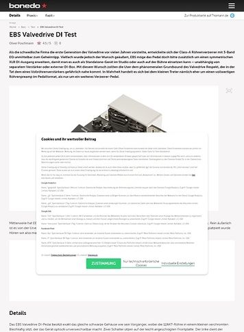 Bonedo.de EBS Valvedrive DI Bonedo.de EBS Valvedrive DI