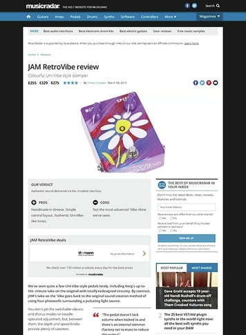 MusicRadar.com JAM RetroVibe MusicRadar.com JAM RetroVibe