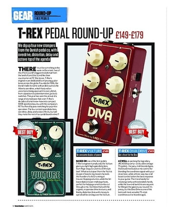 Total Guitar T-Rex Pedals Total Guitar T-Rex Pedals