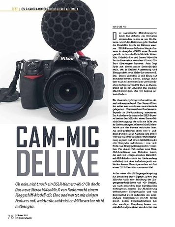 Professional Audio Rode Stereo Videomic X Professional Audio Rode Stereo Videomic X