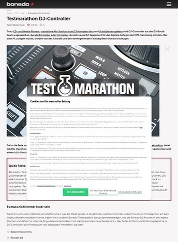 Bonedo.de Testmarathon DJ-Controller Bonedo.de Testmarathon DJ-Controller