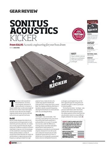 Rhythm Sonitus Acoustics Kicker Rhythm Sonitus Acoustics Kicker