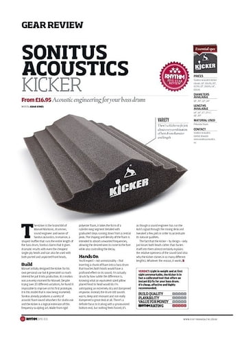 Rhythm Sonitus Acoustics Kicker Rhythm Sonitus Acoustics Kicker