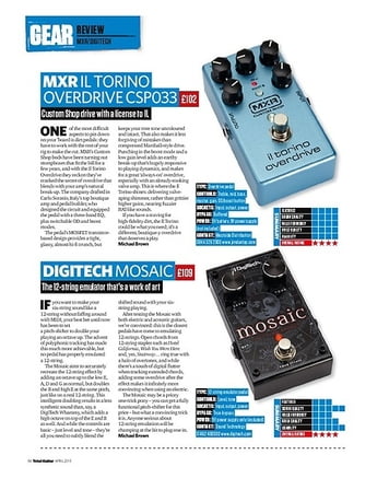 Total Guitar Digitech Mosaic Total Guitar Digitech Mosaic