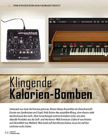 Professional Audio Waldorf Streichfett und Arturia Solina V Professional Audio Waldorf Streichfett und Arturia Solina V