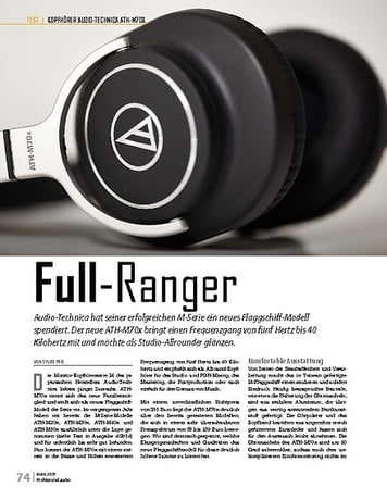 Professional Audio Audio-Technica ATH-M70x Professional Audio Audio-Technica ATH-M70x