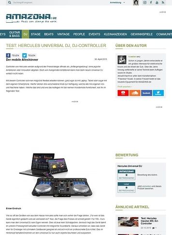 Amazona.de Hercules Universal DJ Amazona.de Hercules Universal DJ