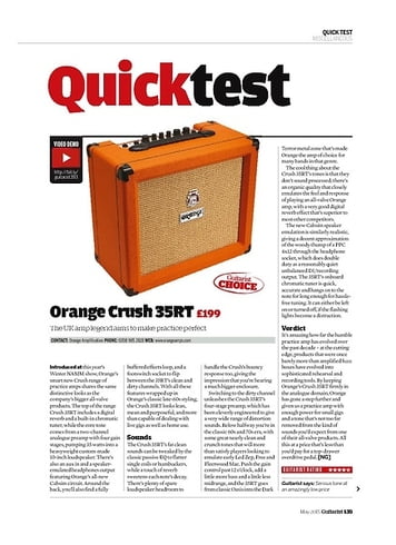 Guitarist Orange Crush 35RT Guitarist Orange Crush 35RT