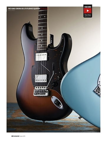 Guitarist Fishman Fluence Single Width and Fishman Fluence Classic Humbucker Guitarist Fishman Fluence Single Width and Fishman Fluence Classic Humbucker