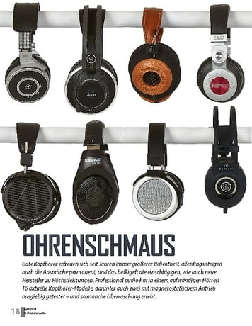 Professional Audio Kopfhörer-Vergleichstest Professional Audio Kopfhörer-Vergleichstest