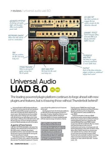 Computer Music Universal Audio UAD 8.0 Computer Music Universal Audio UAD 8.0