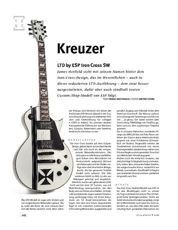 Gitarre & Bass LTD by ESP Iron Cross SW, E-Gitarre Gitarre & Bass LTD by ESP Iron Cross SW, E-Gitarre