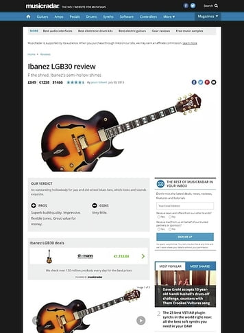 MusicRadar.com Ibanez LGB30 MusicRadar.com Ibanez LGB30