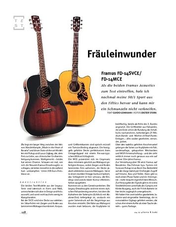 Gitarre & Bass Framus FD-14SVCE/FD-14MCE, A-Gitarren Gitarre & Bass Framus FD-14SVCE/FD-14MCE, A-Gitarren