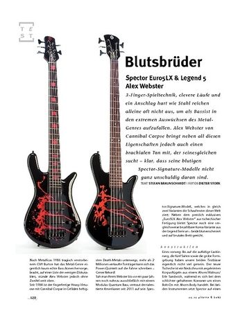Gitarre & Bass Spector Euro5LX & Legend 5 Alex Webster, E-Bässe Gitarre & Bass Spector Euro5LX & Legend 5 Alex Webster, E-Bässe