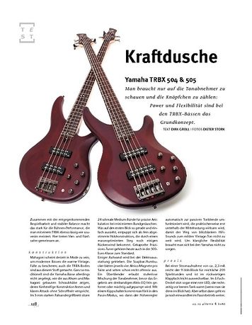 Gitarre & Bass Yamaha TRBX 504 & 505, E-Bässe Gitarre & Bass Yamaha TRBX 504 & 505, E-Bässe
