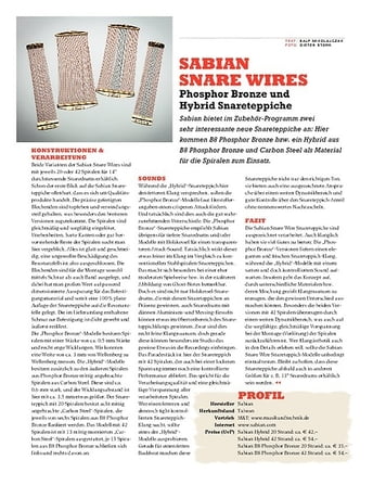 Sticks Sabian Snare Wires Sticks Sabian Snare Wires