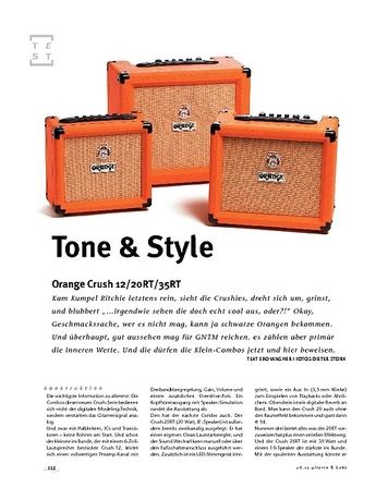 Gitarre & Bass Orange Crush 12/20RT/35RT, Gitarren-Combos Gitarre & Bass Orange Crush 12/20RT/35RT, Gitarren-Combos