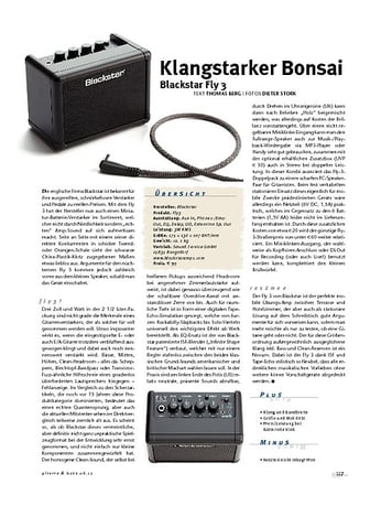 Gitarre & Bass Blackstar Fly 3, Mini-Amp Gitarre & Bass Blackstar Fly 3, Mini-Amp