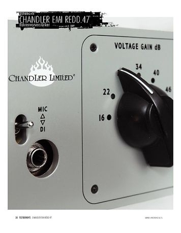 Sound & Recording Chandler Limited EMI REDD.47 - Röhrenverstärker mit Abbey-Road-Vergangenheit Sound & Recording Chandler Limited EMI REDD.47 - Röhrenverstärker mit Abbey-Road-Vergangenheit