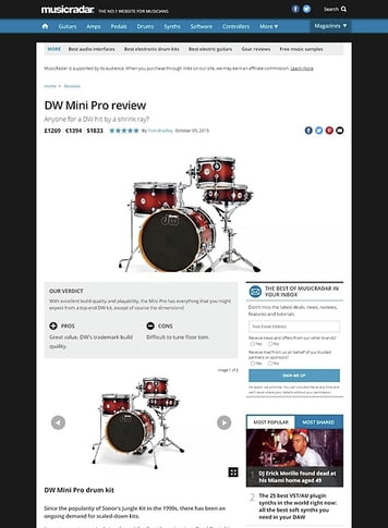 MusicRadar.com DW Mini Pro MusicRadar.com DW Mini Pro