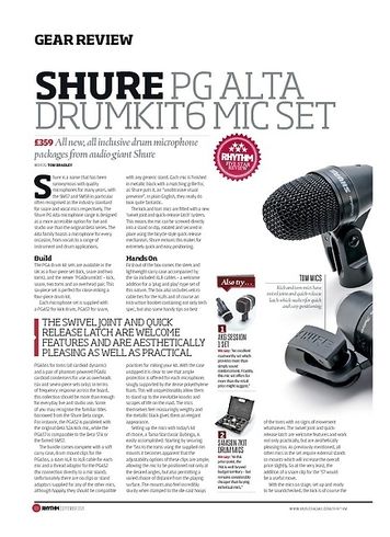 Rhythm Shure PG Alta Drumkit6 Mic Set Rhythm Shure PG Alta Drumkit6 Mic Set