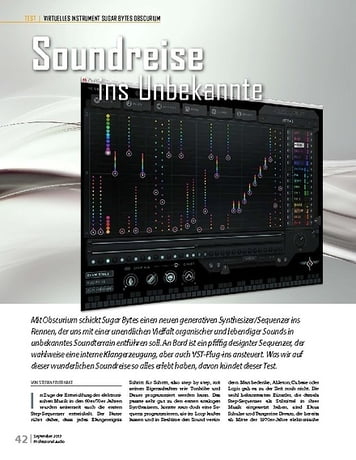 Professional Audio SUGAR BYTES OBSCURIUM Professional Audio SUGAR BYTES OBSCURIUM
