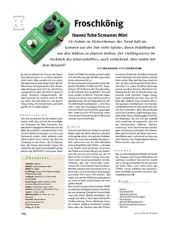 Gitarre & Bass Ibanez Mini Tubescreamer, FX-Pedal Gitarre & Bass Ibanez Mini Tubescreamer, FX-Pedal