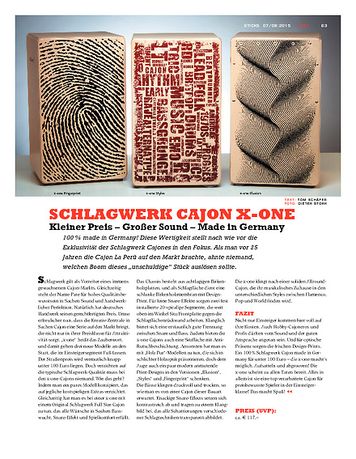 Sticks Schlagwerk Cajon X-One Sticks Schlagwerk Cajon X-One