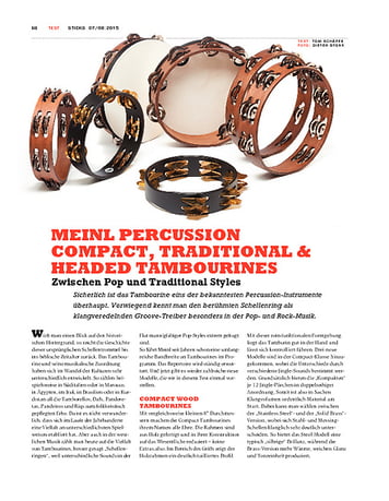 Sticks Meinl Percussion Compact, Traditional & Headed Tambourines Sticks Meinl Percussion Compact, Traditional & Headed Tambourines