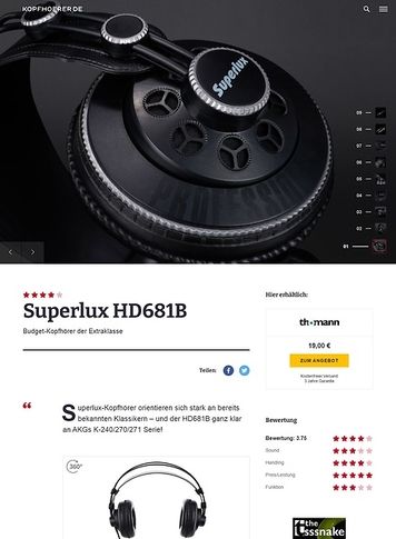 thomann superlux hd681