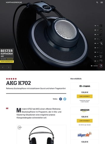 Kopfhoerer.de AKG K-702 Kopfhoerer.de AKG K-702