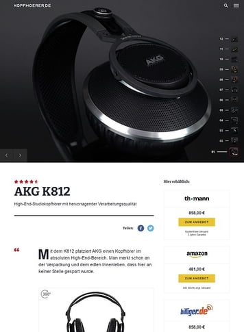 Kopfhoerer.de AKG K-812 Kopfhoerer.de AKG K-812