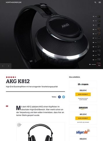 Kopfhoerer.de AKG K-812 Kopfhoerer.de AKG K-812